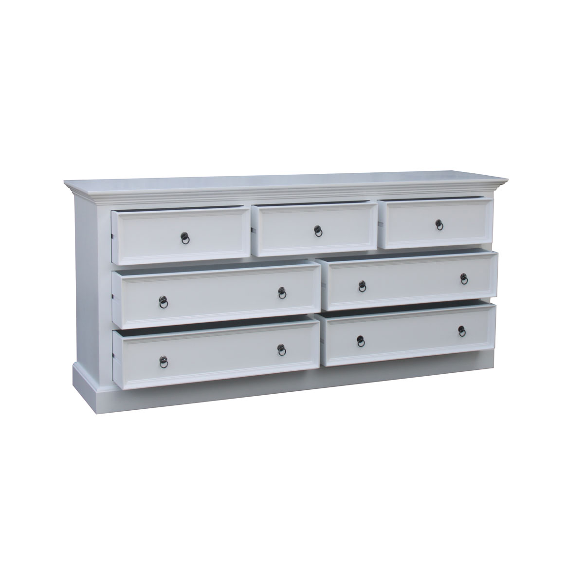 White 7-Drawer Dresser